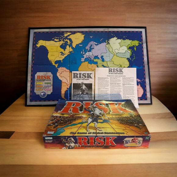 Hasbro Risk Board Game – Strategy Conquest Game For 2-5 Players